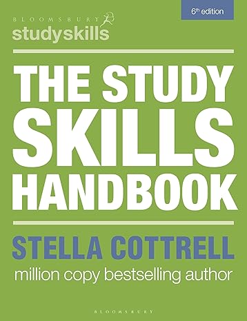 Green book with white writing: The Study Skills Handbook